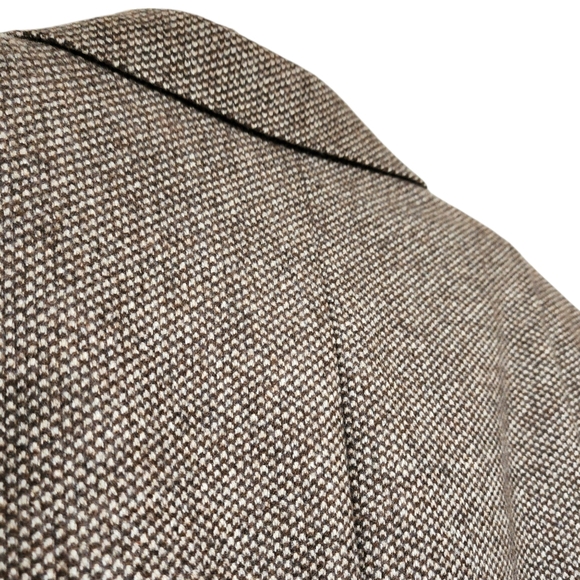 Pedro Muñoz 100% Cashmere Brown Elbow Patch Blazer, 52 EUC - Picture 7 of 10